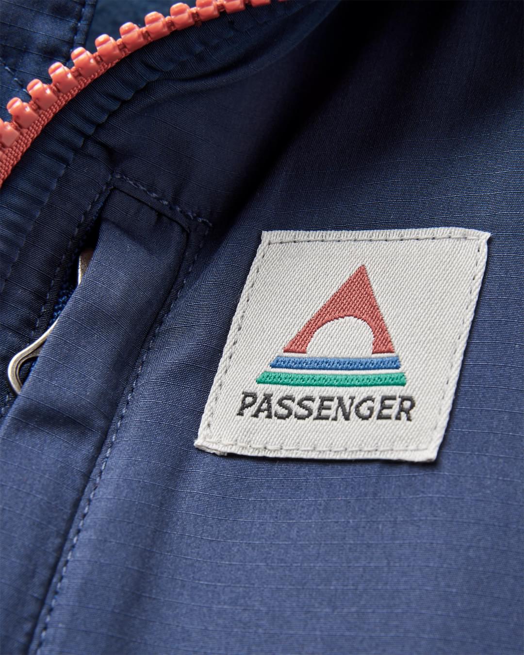 Home Recycled Sherpa Fleece - Dark Denim - Flatlay