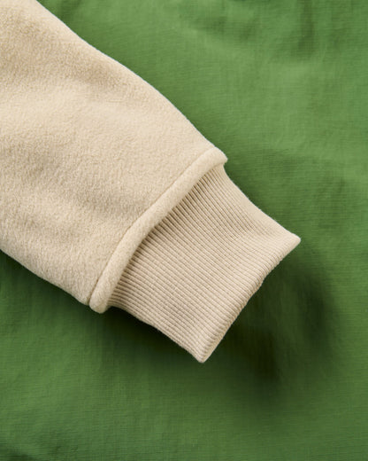 Alexander Hooded Polartec® Fleece - Feather/Wild Green - Flatlay