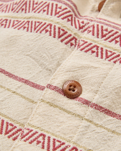 Voyage Jacquard Shirt - Birch - Flatlay