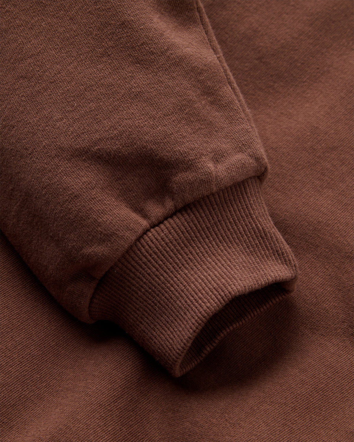 Lost Patch Relaxed Fit Sweatshirt - Chestnut - Flatlay