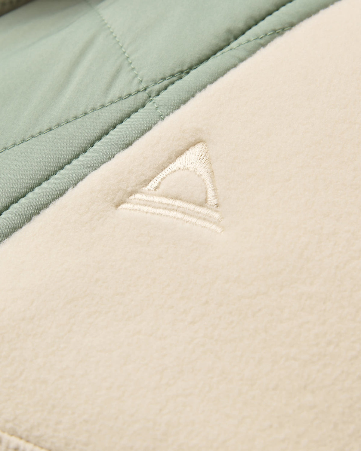 Beaumont Polar Hooded Fleece - Oatmeal - Flatlay