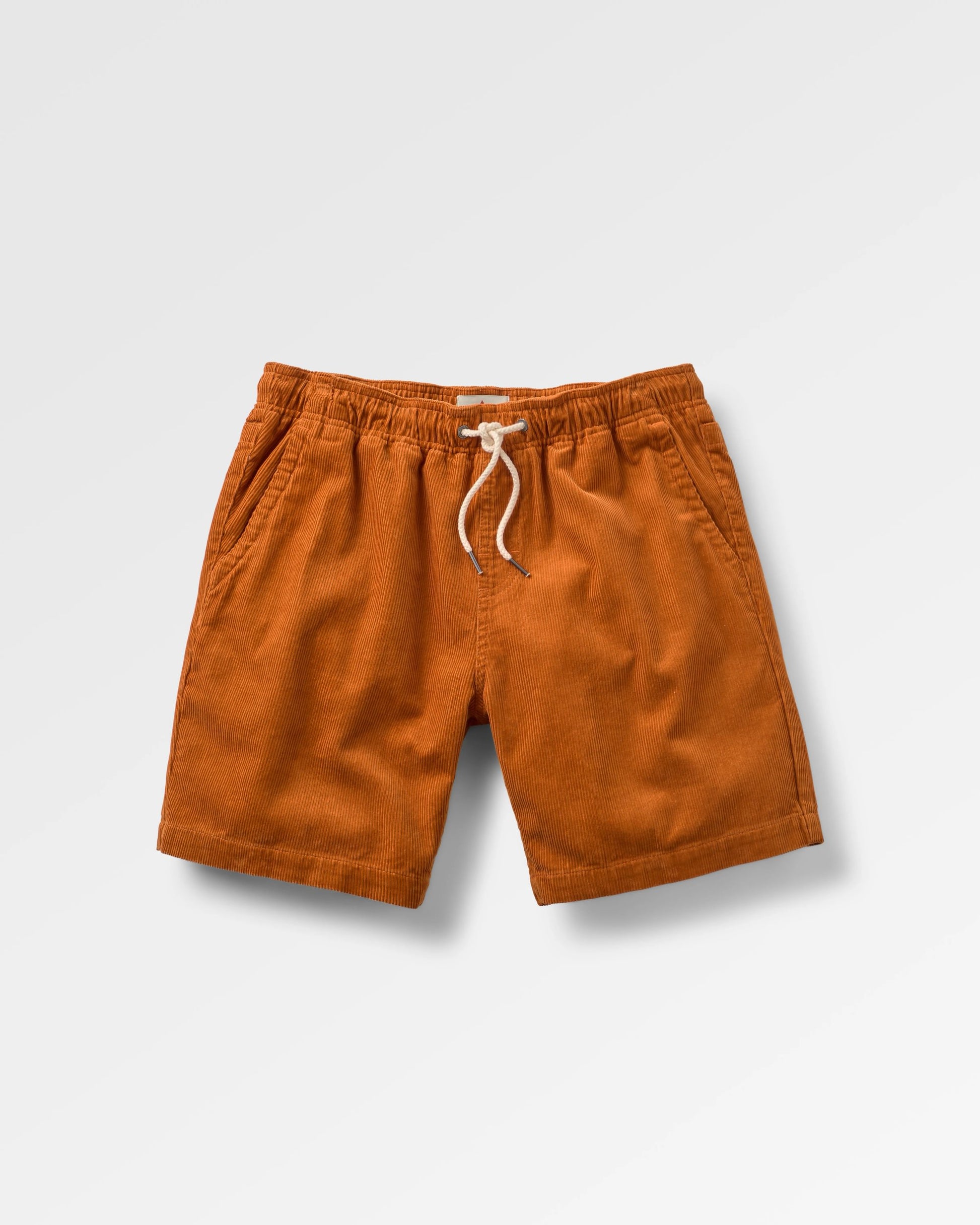Drifter Cord Short - Sunset Orange - Flatlay