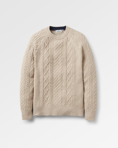 Sandbar Cable Knitted Jumper - Stone