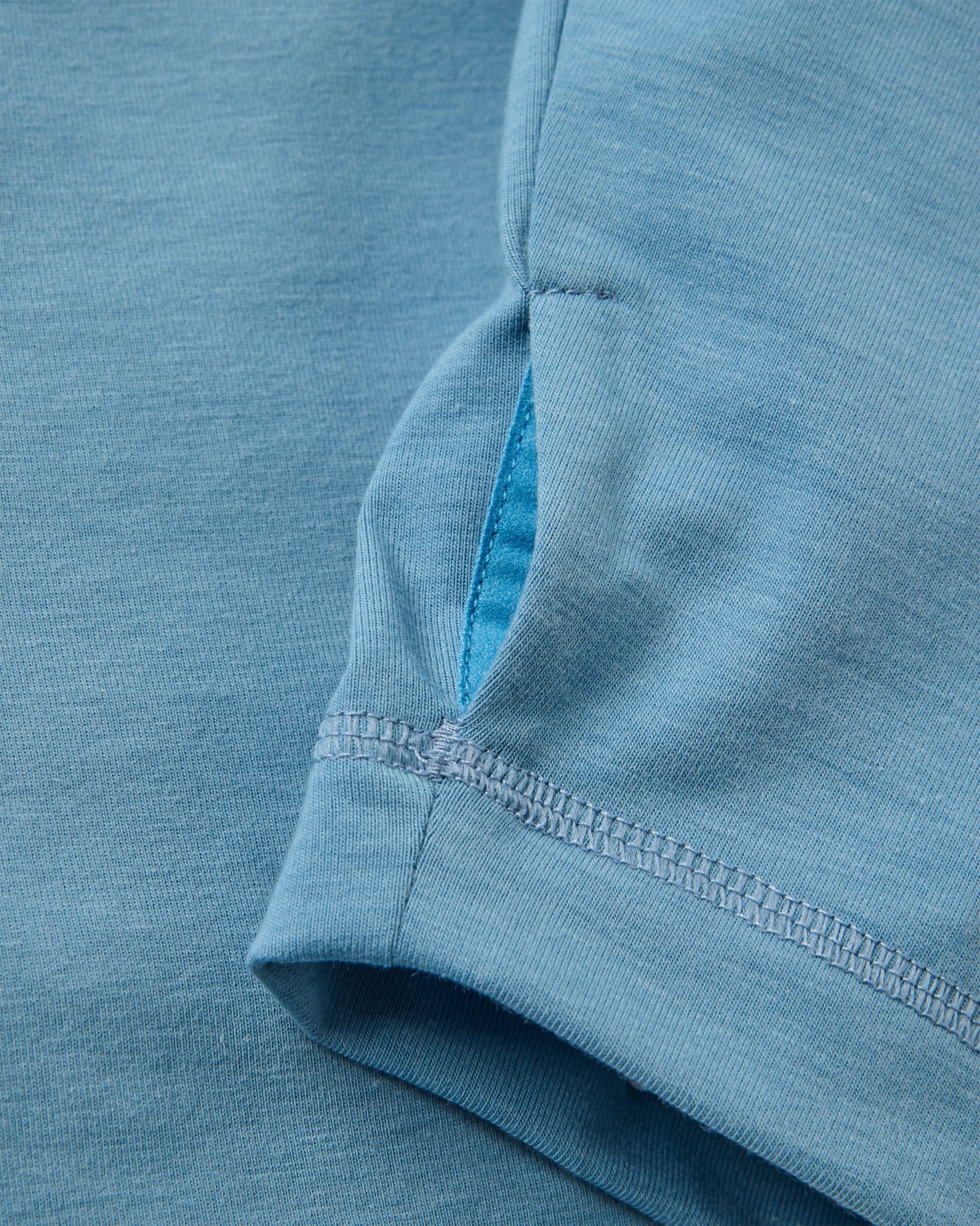 Roamscreen UPF50 Hoodie - Faded Denim - Flatlay