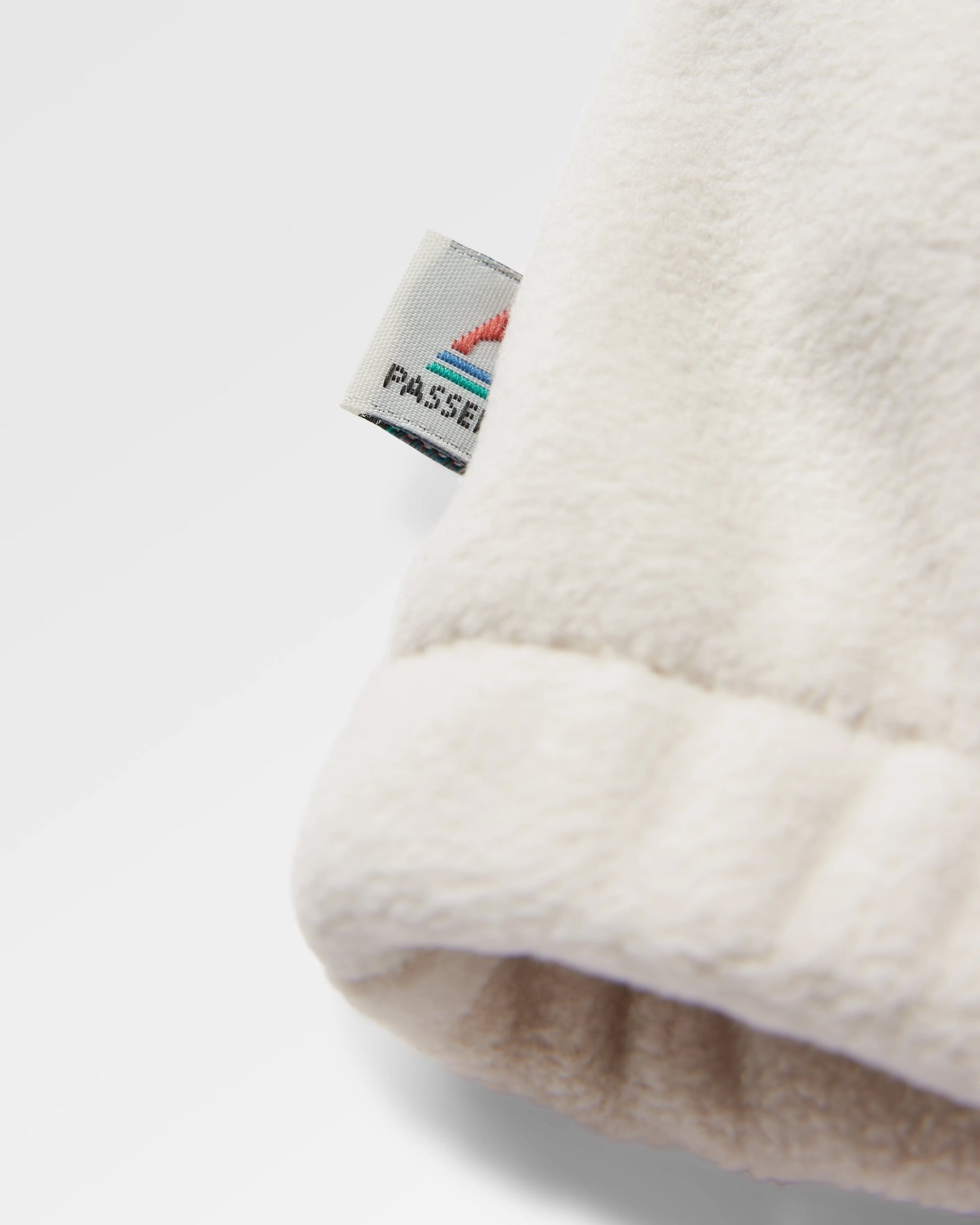 Ayla Recycled Micro Polartec® Fleece - Vintage White - Flatlay
