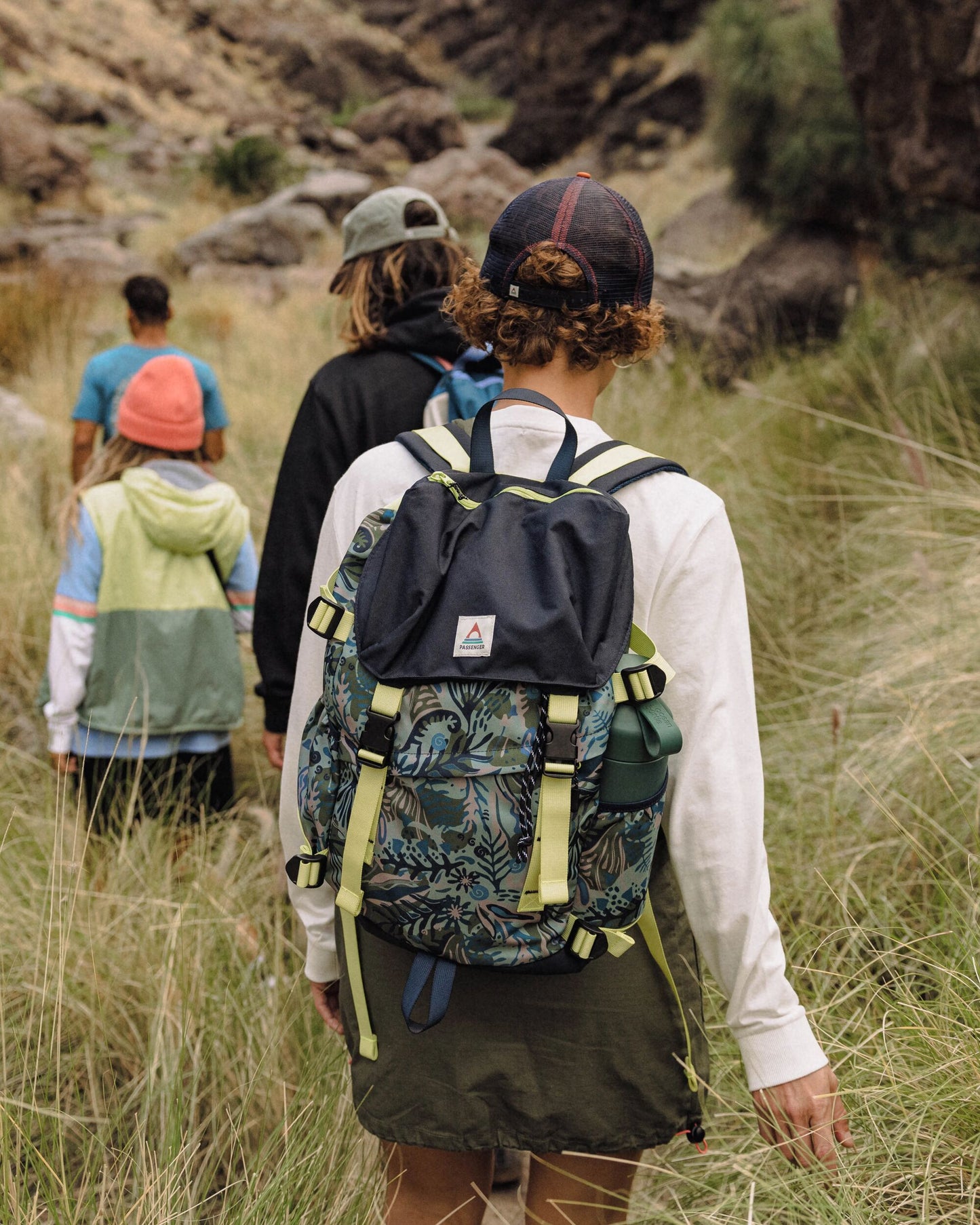 Womens_Boondocker Recycled 26L Backpack - Abstract Seaweed Pistachio