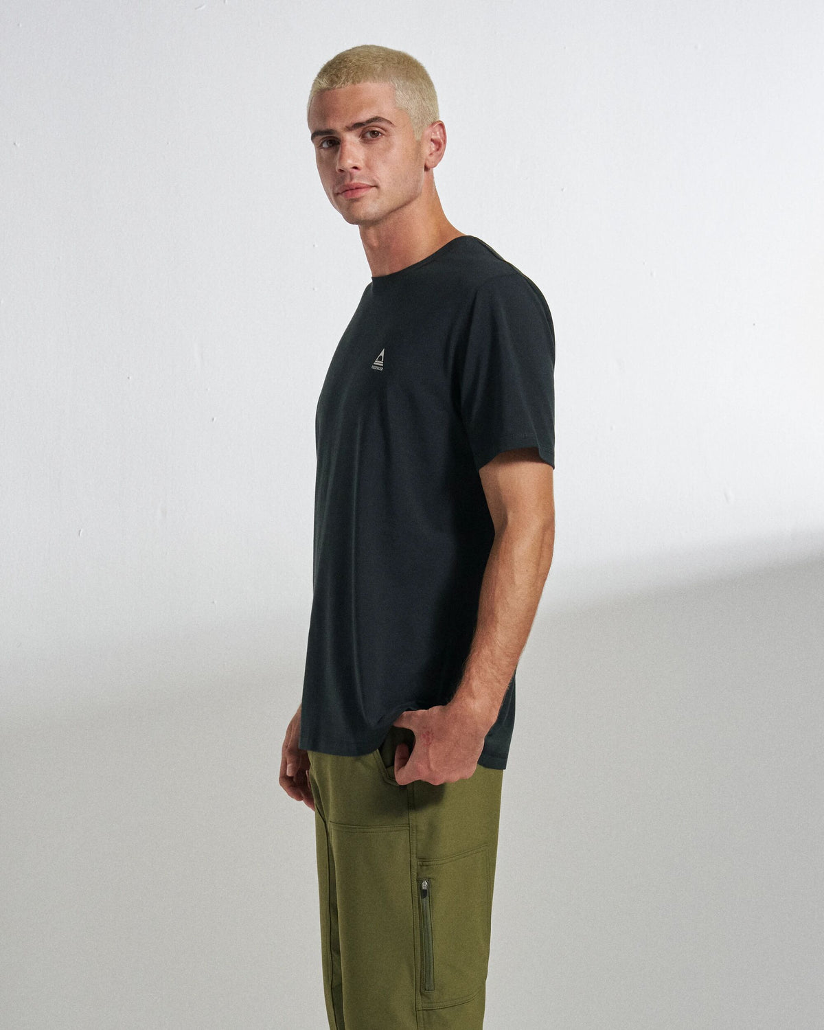 Classic Logo Drirelease® Active T-Shirt - Black - Studio Model