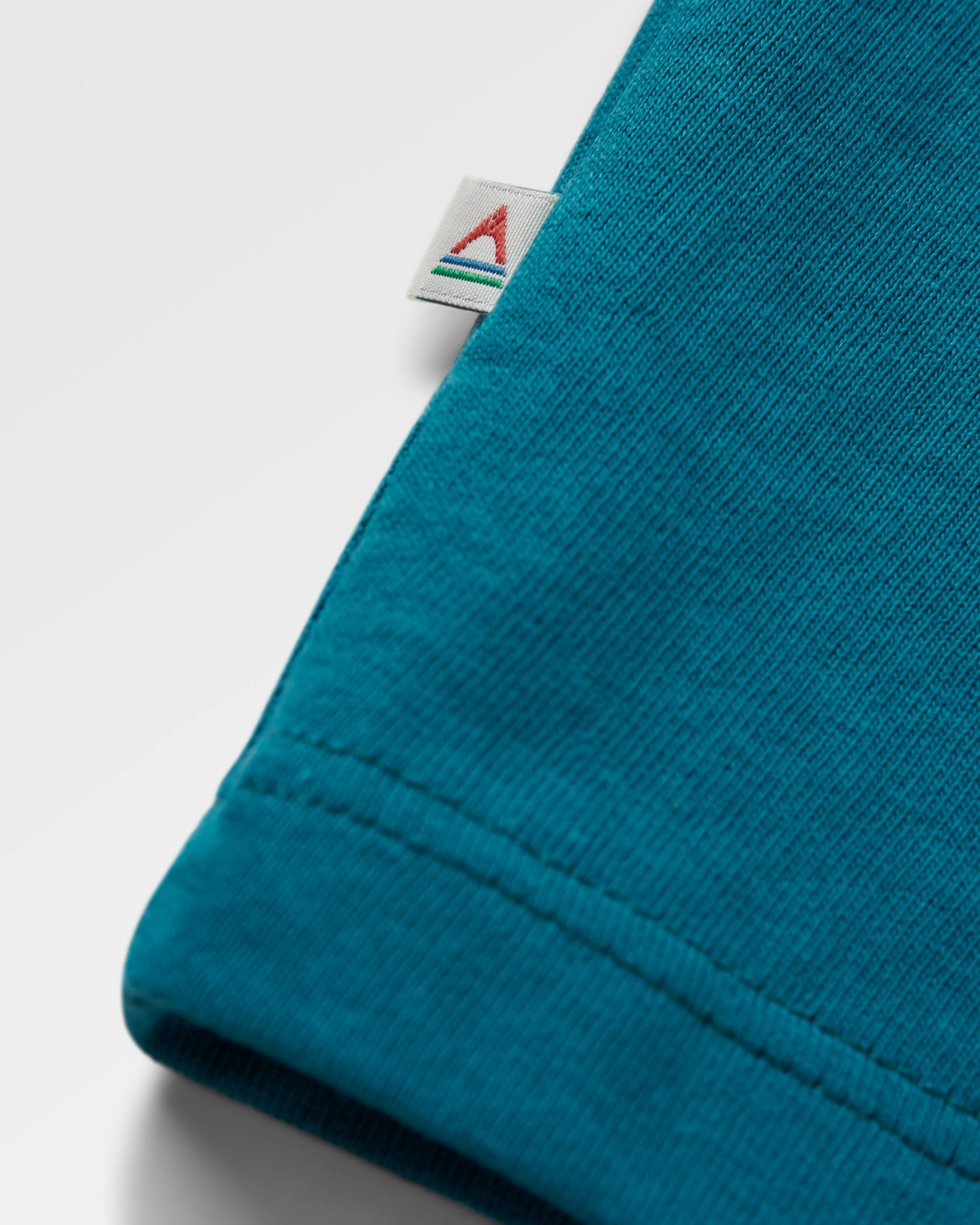 Riser Recycled LS T-Shirt - Blue Coral - Flatlay