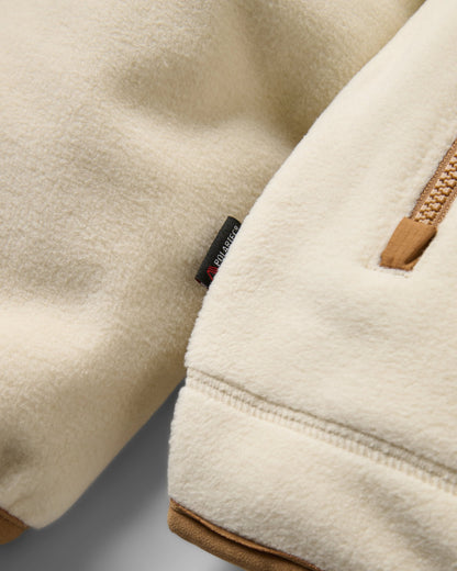 Dusk Recycled Polartec® Fleece - Oatmeal - Flatlay