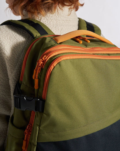 Boondocker Expandable Travel Pack - Black/Khaki - Studio Model