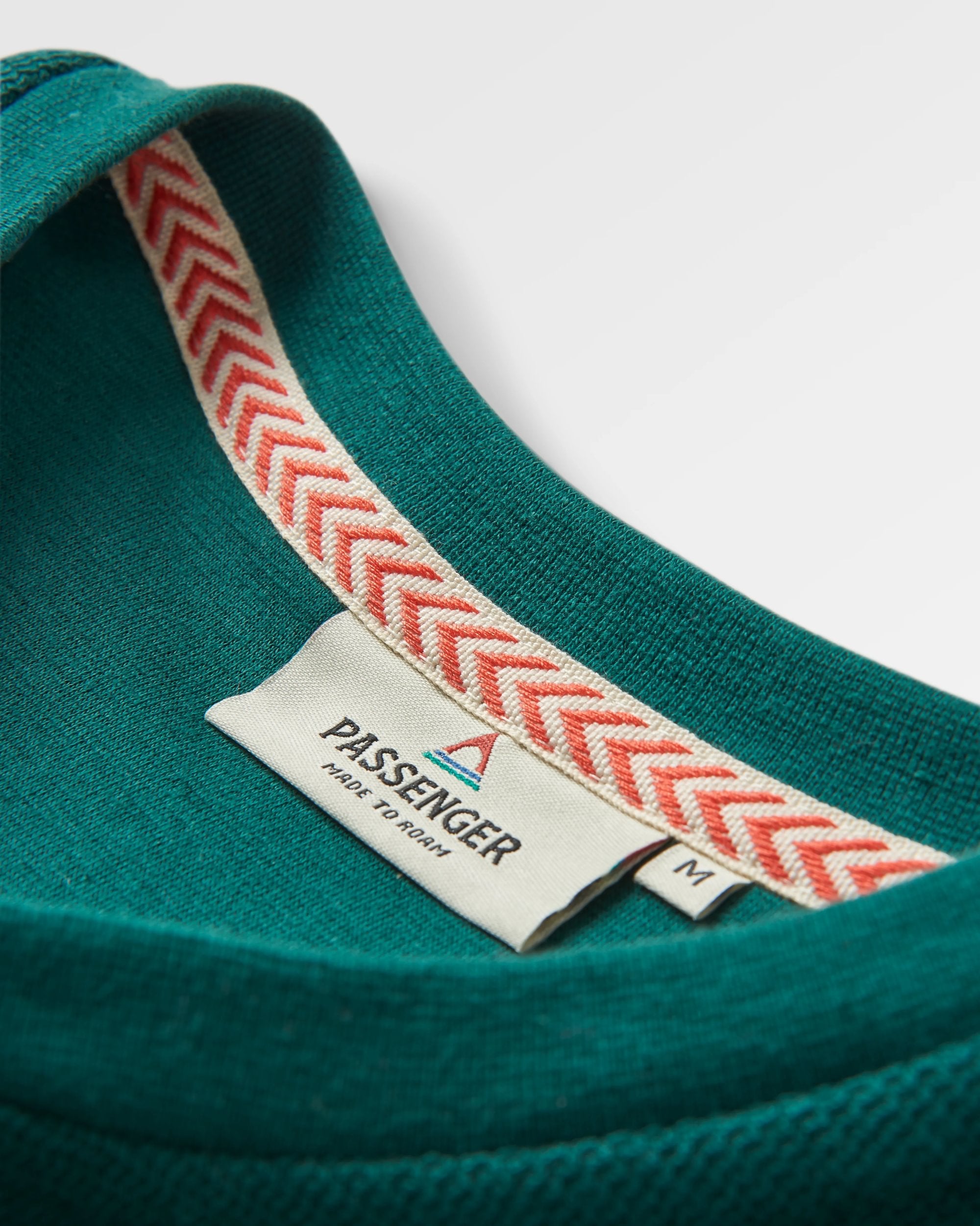 Stream Button Up Henley - Rain Forest - Flatlay