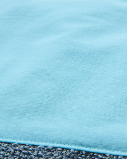 Warming Full Zip Windproof Fleece - Stormy Blue/Retro Blue  - Flatlay