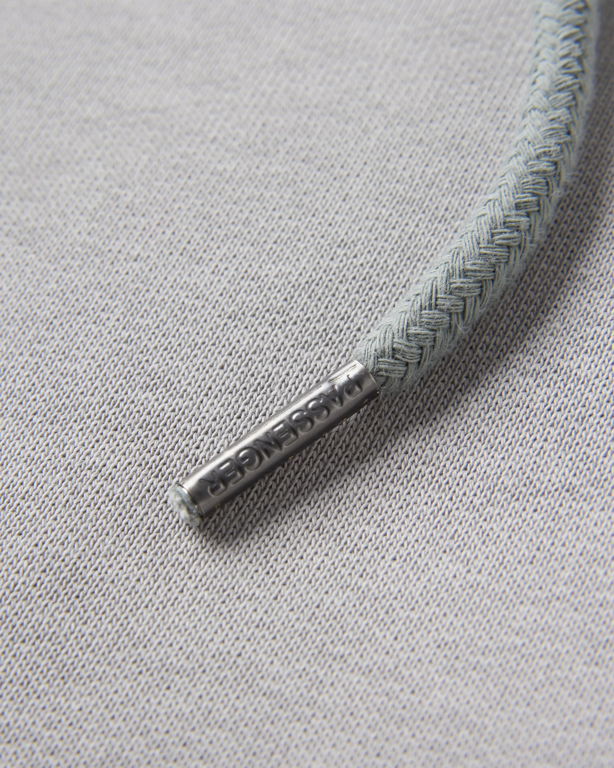 Waves & Trees Organic Cotton Hoodie - Steel Grey - Flatlay