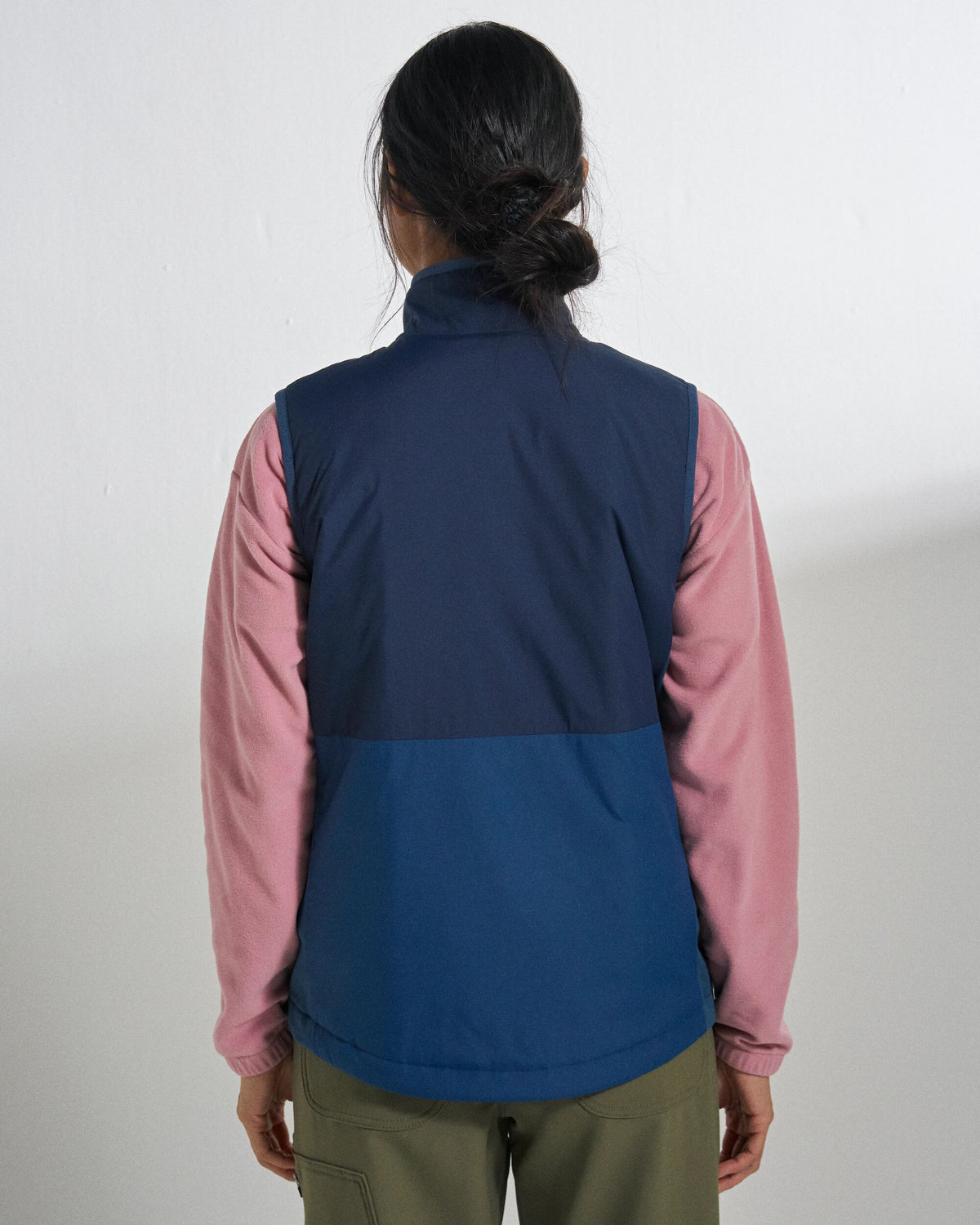 Shasta Lightweight Thermore® Insulated Vest - Rich Navy/Dark Denim - Studio Model