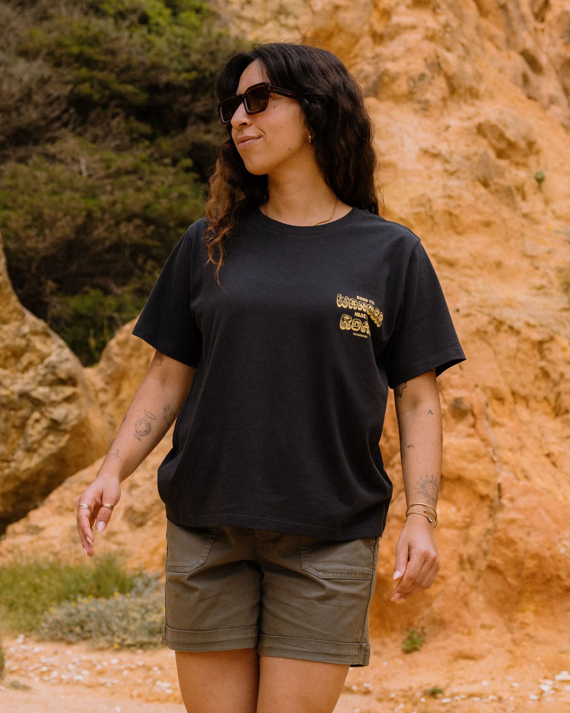 Woodcut T-Shirt - Black - Lifestyle