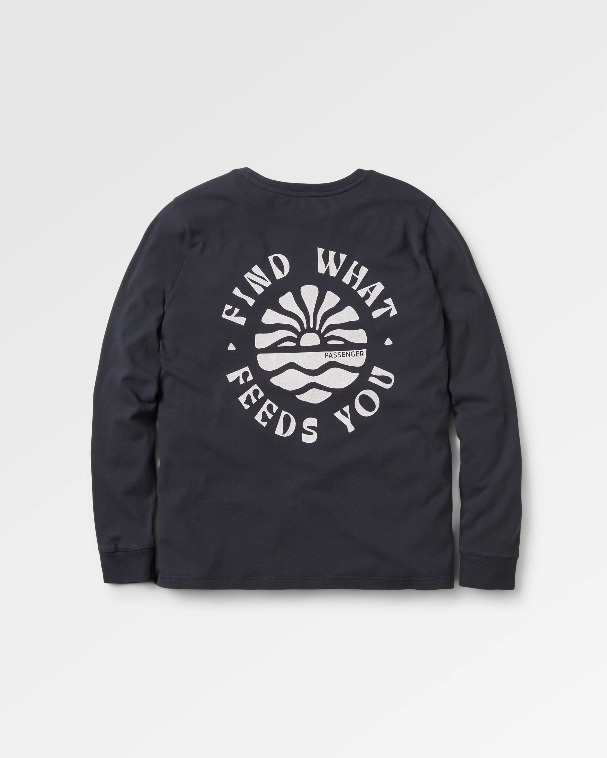 Discovery Recycled Cotton LS T-Shirt - Black - Flatlay