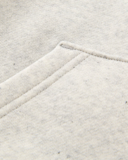 Legacy Hoodie - Light Grey Marl - Flatlay
