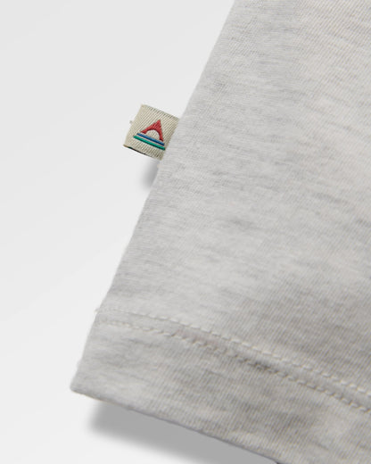 Legacy T-Shirt - Light Grey Marl - Flatlay