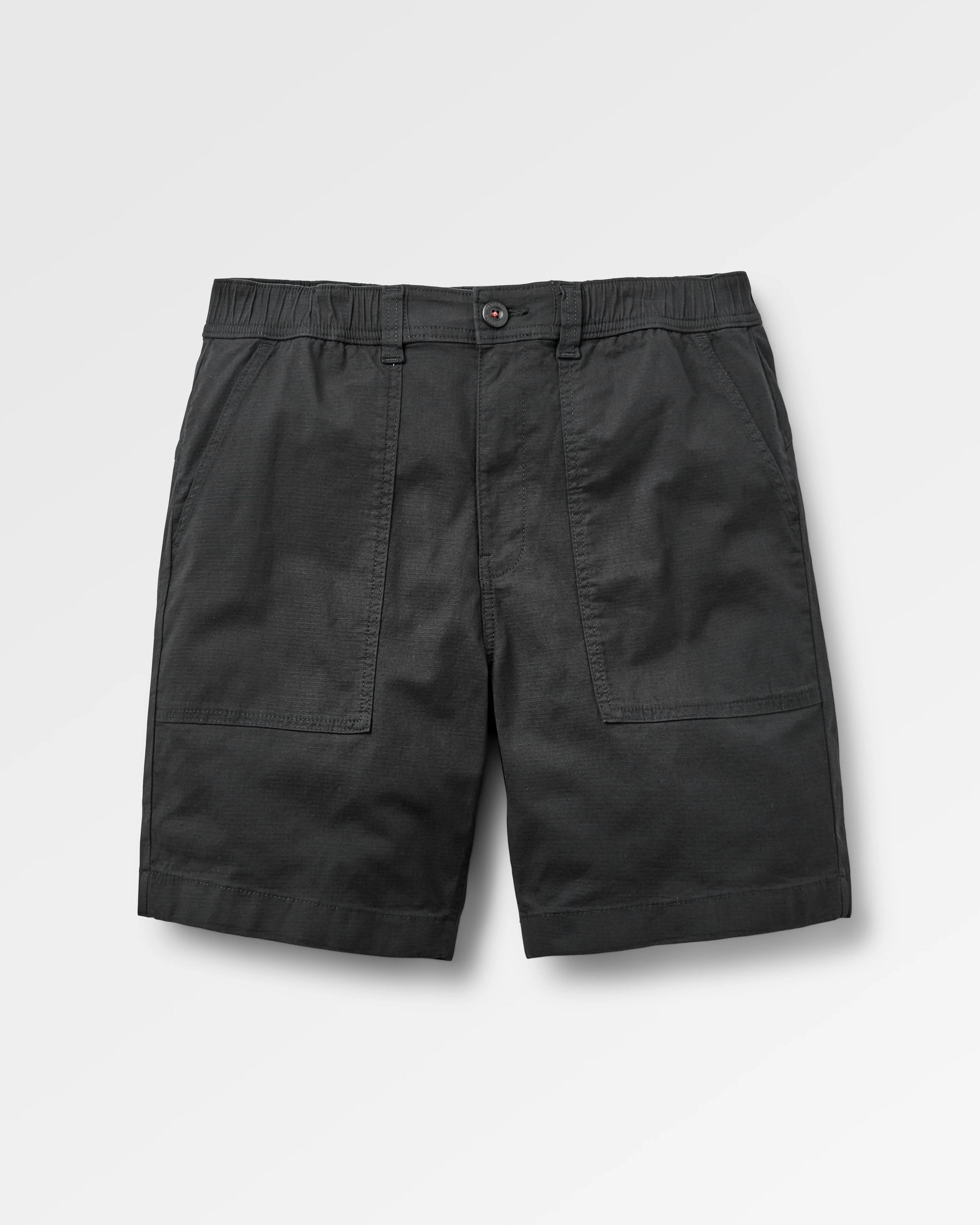 Kimmer Ripstop Short - Black - Flatlay