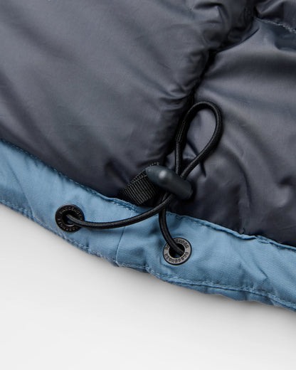 Nook Insulated Jacket - Stormy Blue - Flatlay