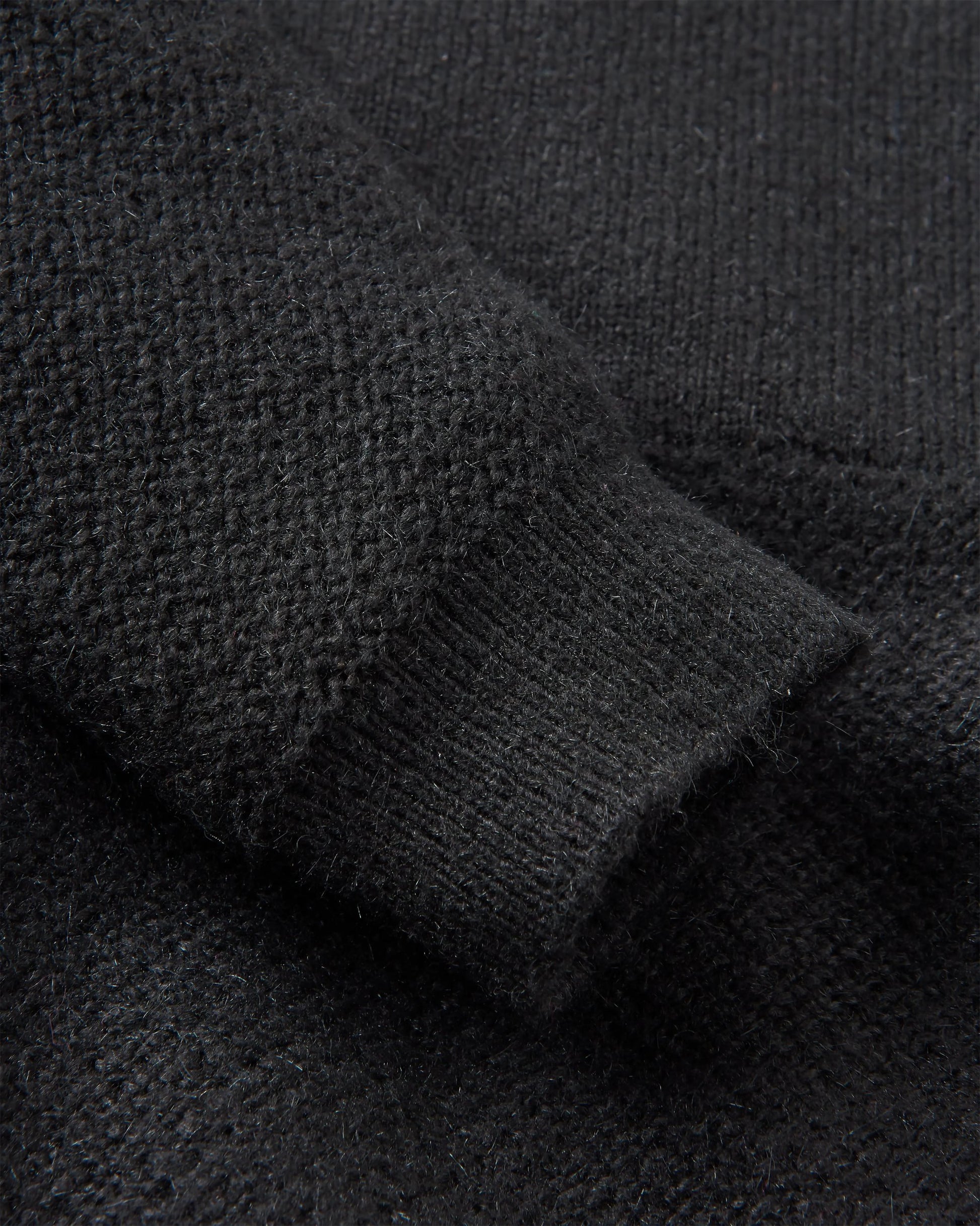 Cove Recycled Knitted Jumper - Black