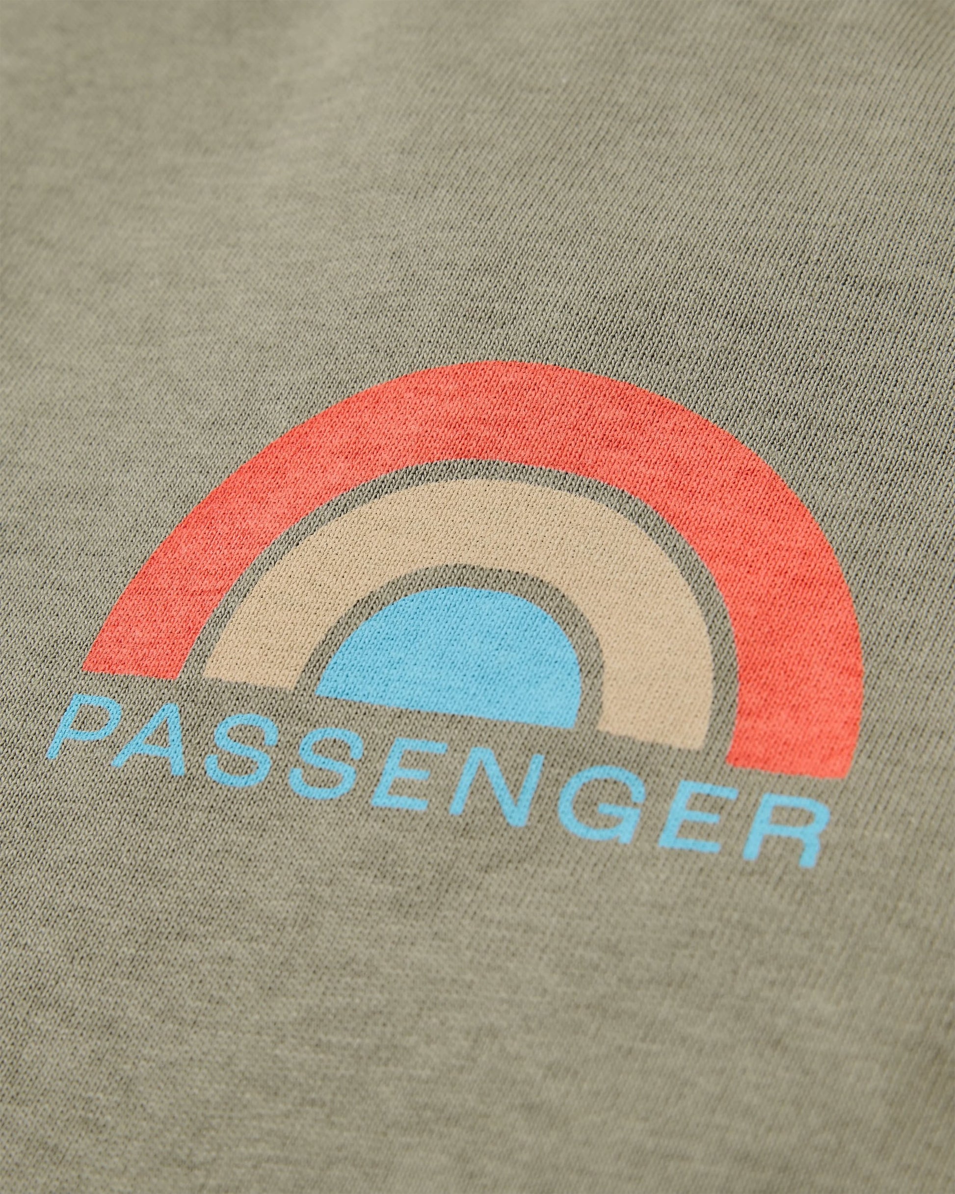 Riser Recycled Cotton LS T-Shirt - Dusty Olive - Flatlay