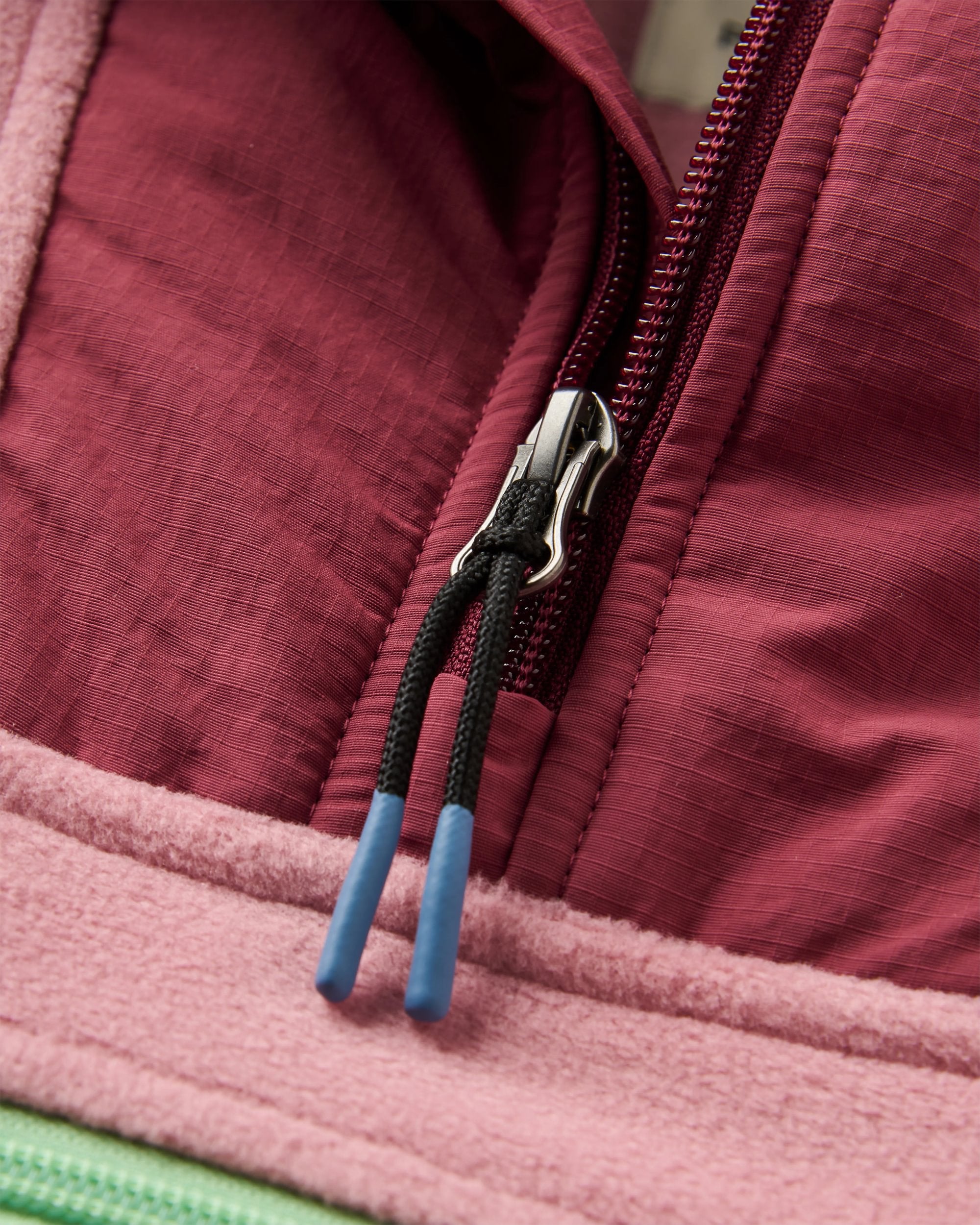 Alexander Recycled Hooded Polar Fleece - Pink Haze
 - Flatlay