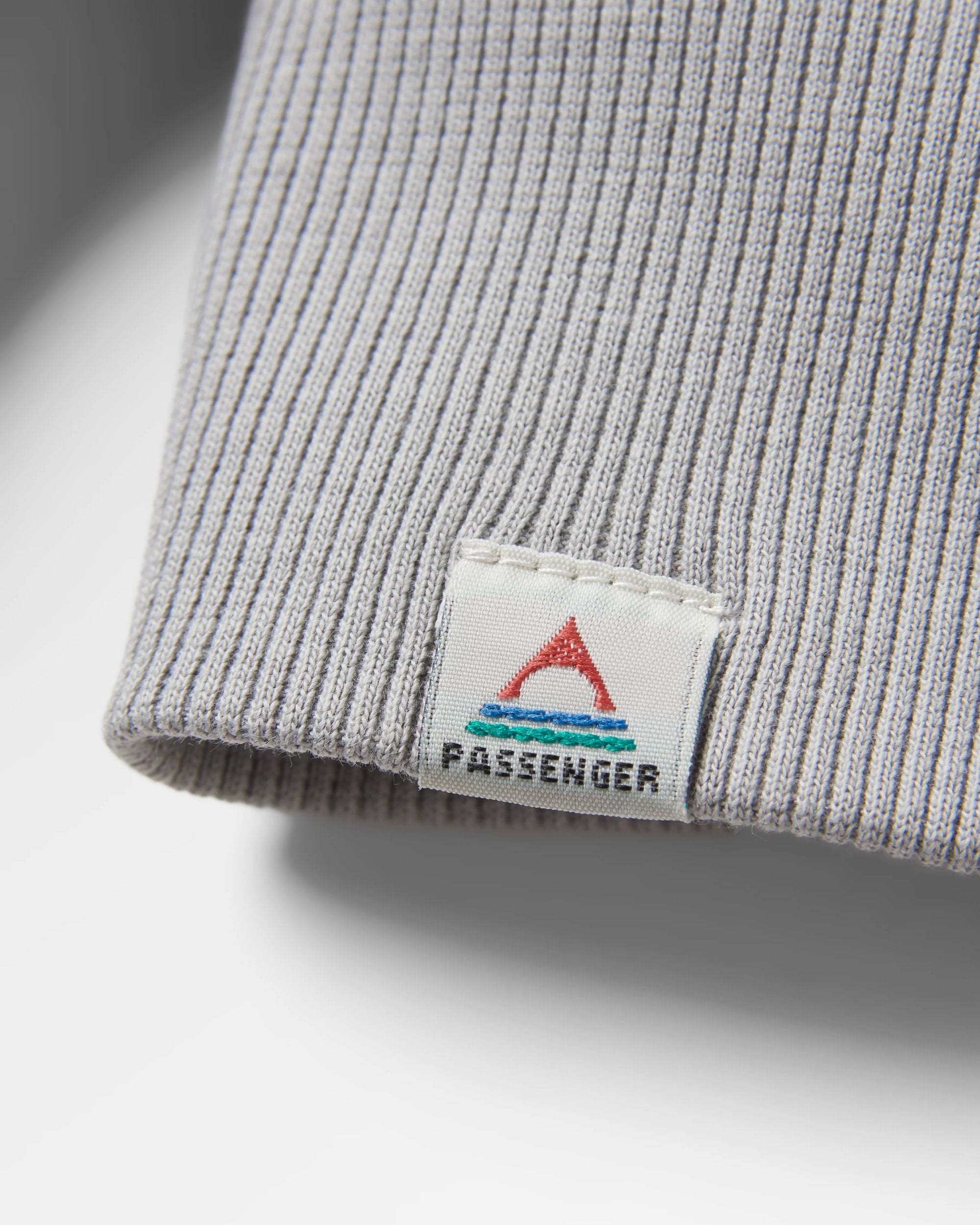 Waves & Trees Organic Cotton Hoodie - Steel Grey - Flatlay