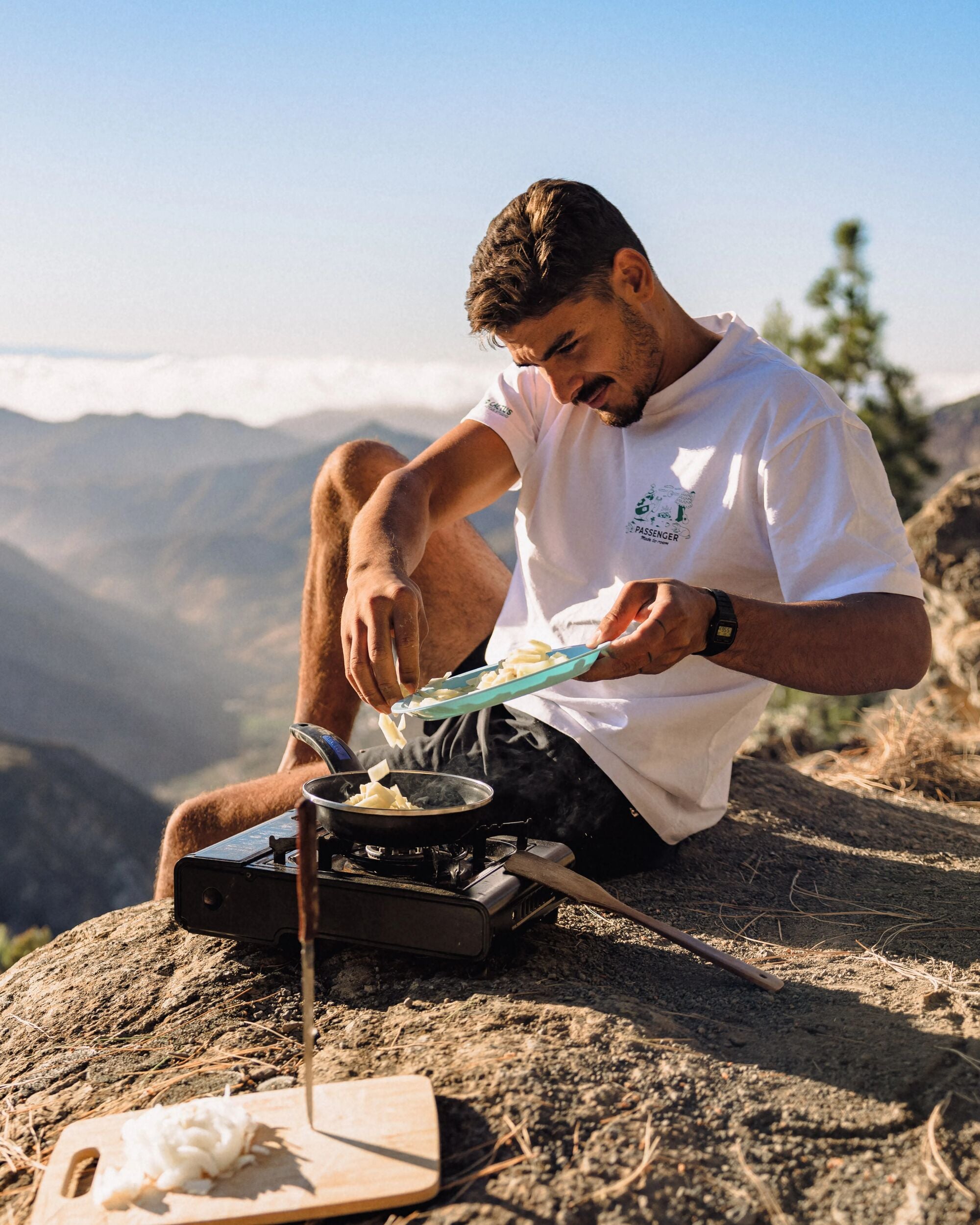 Better Outside Organic Relaxed Fit T-Shirt - White - Lifestyle