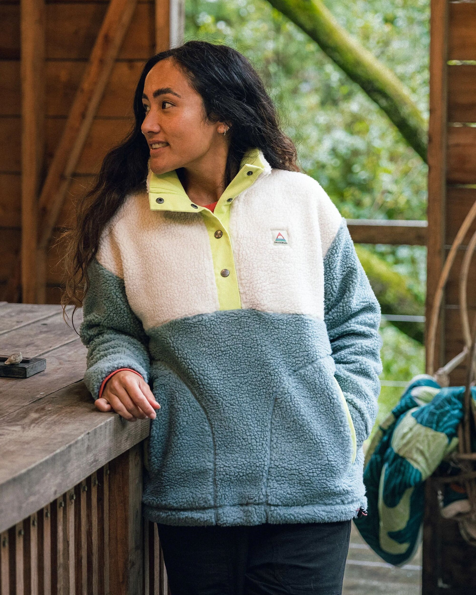 Create Recycled Deep-Pile Sherpa Fleece - Arctic