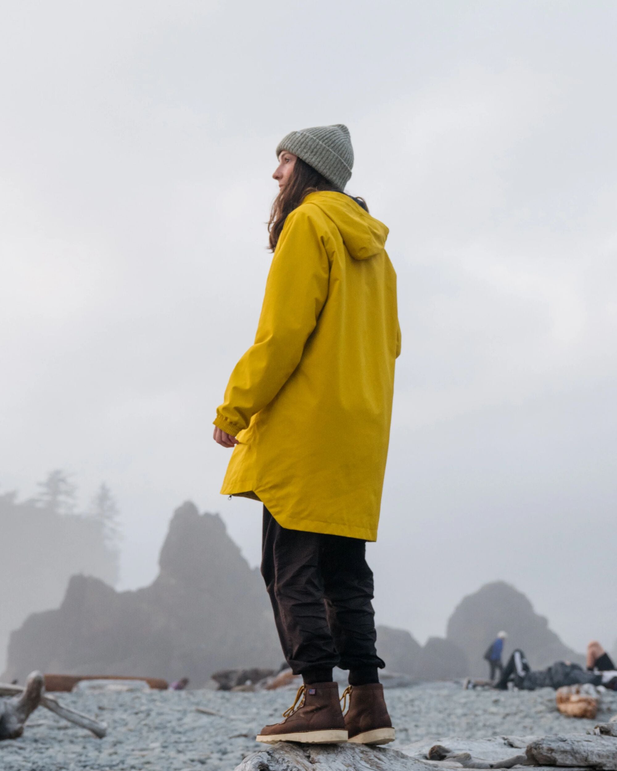 Serein Waterproof Parka - Heritage Yellow - Lifestyle