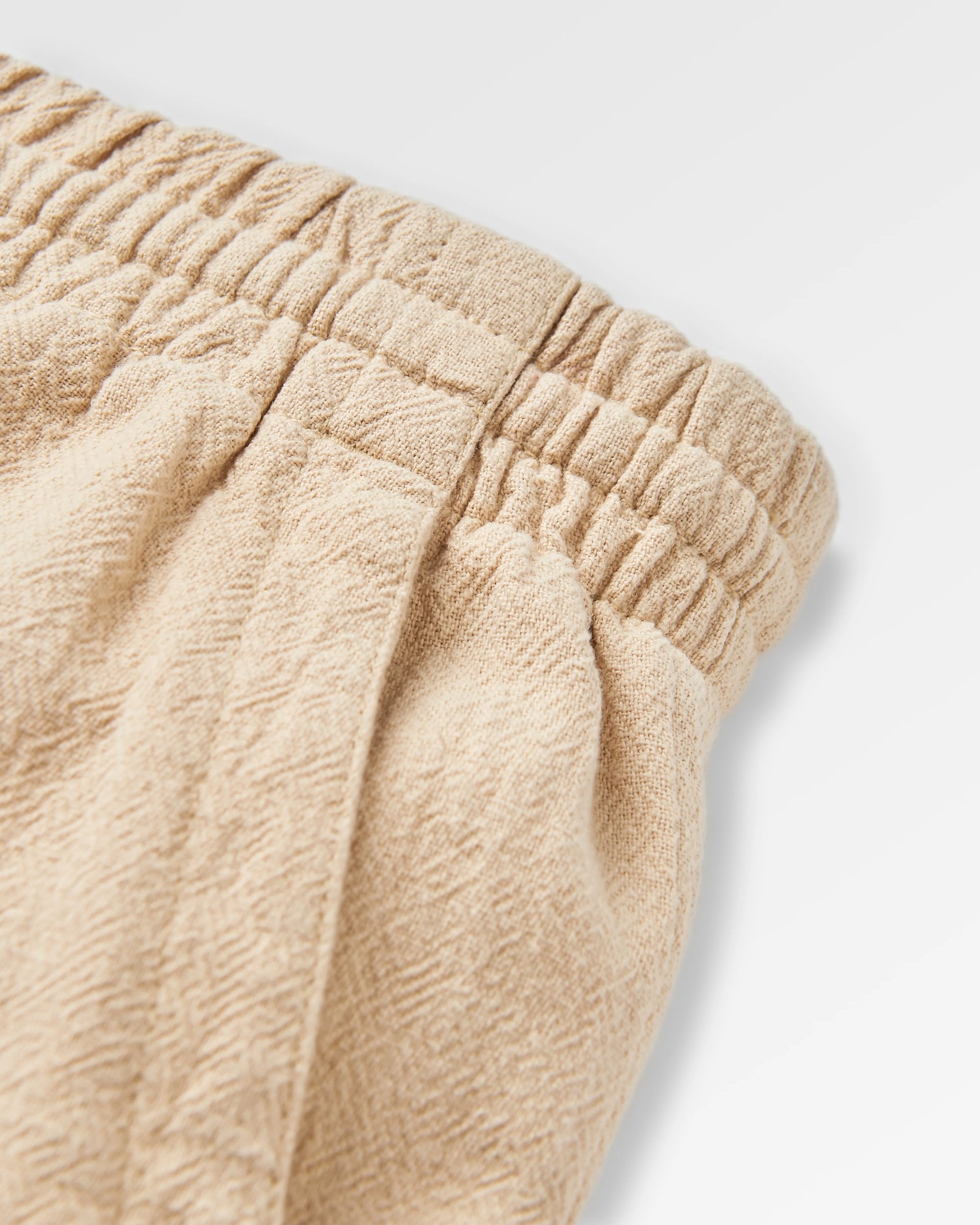 Drifter Linen Blend Short - Stone - Flatlay