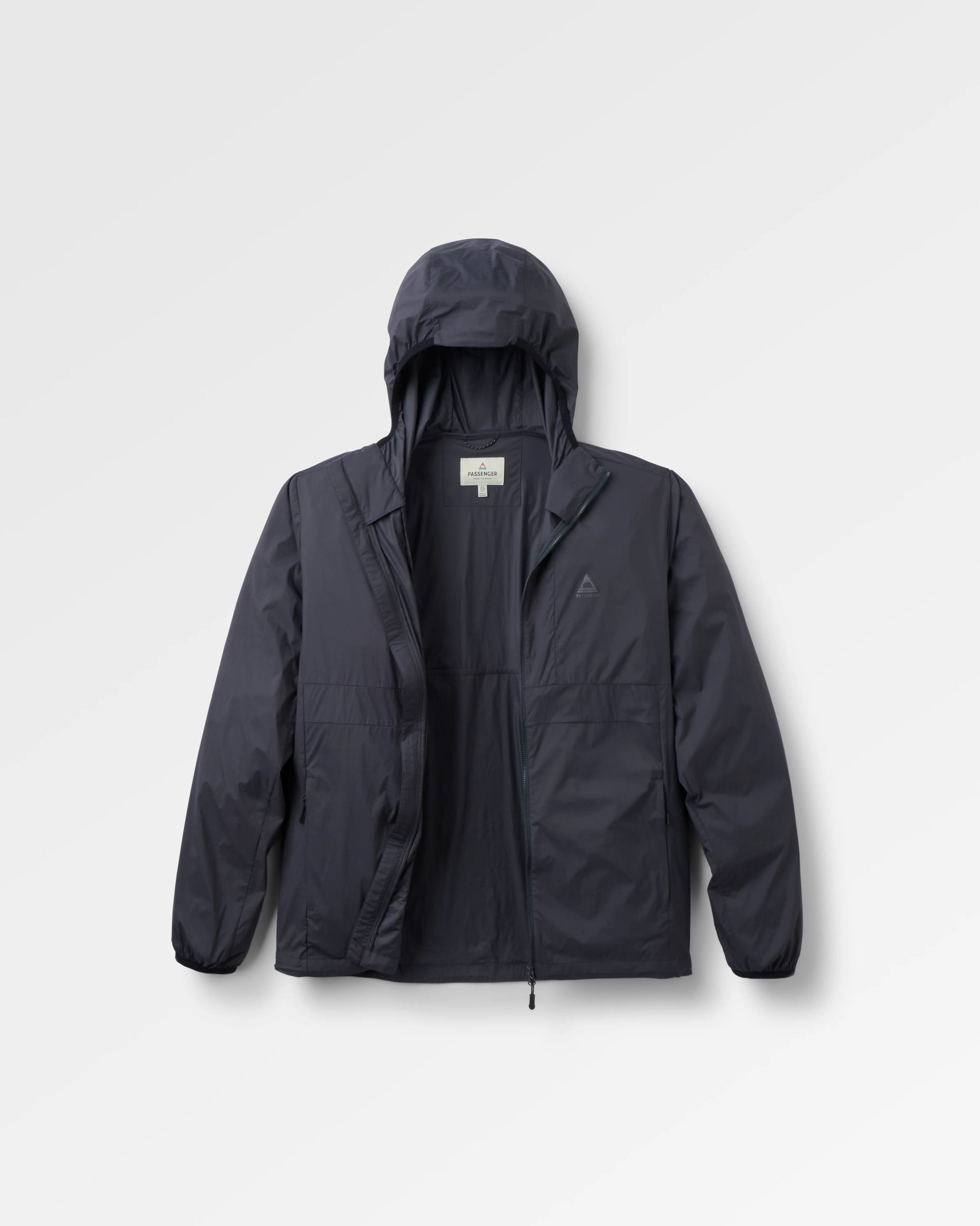Gusto Windshell Jacket - Faded Black - Flatlay