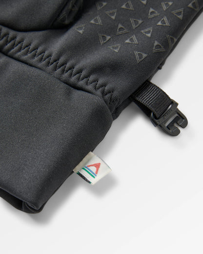 Jacks Touch Screen Gloves - Black - Flatlay