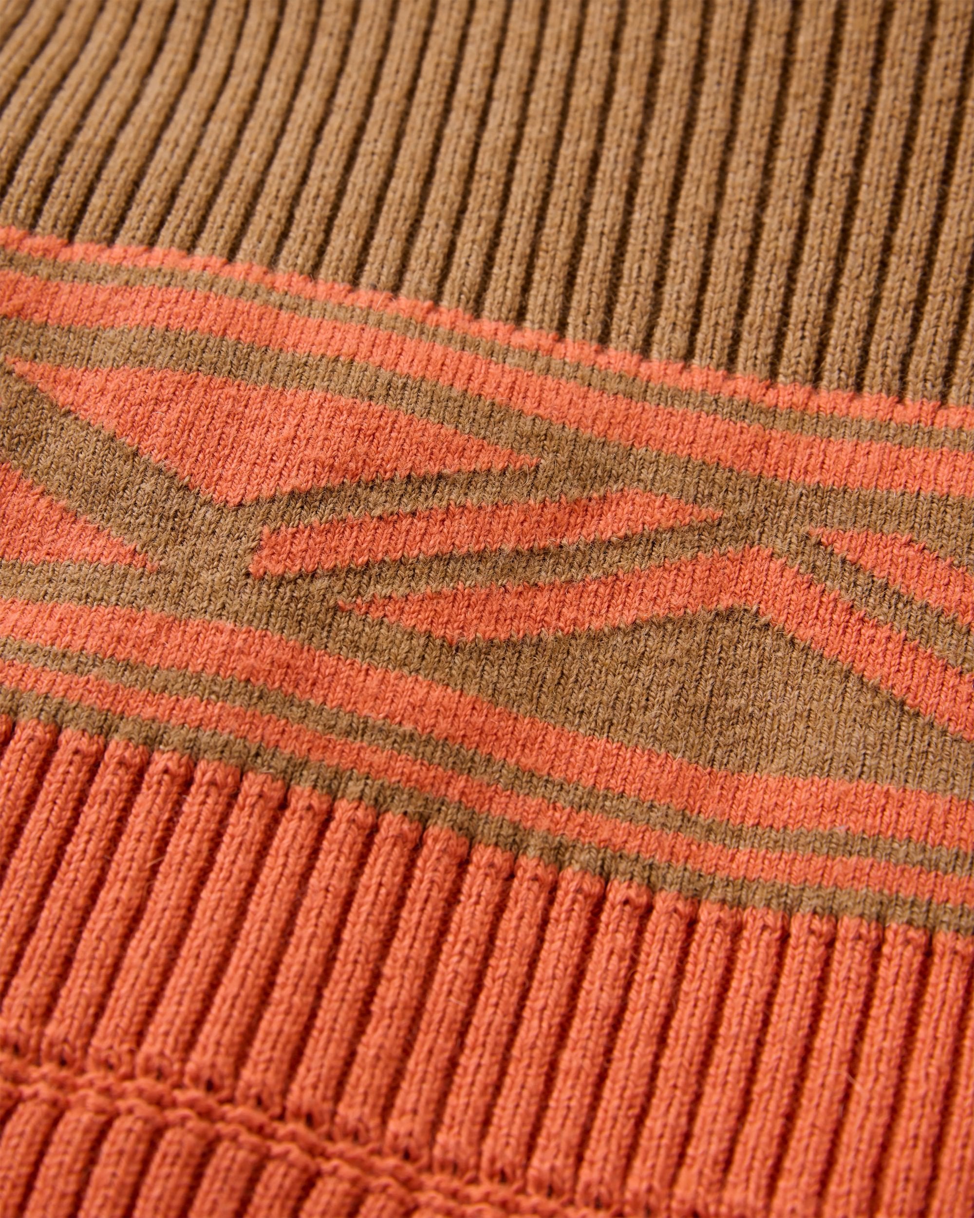 Nurture Organic Cotton Jumper - Toffee - Flatlay