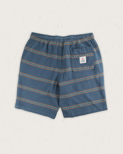 Drifter Organic Cotton Jacquard Short - Mediterranean Geo Stripe