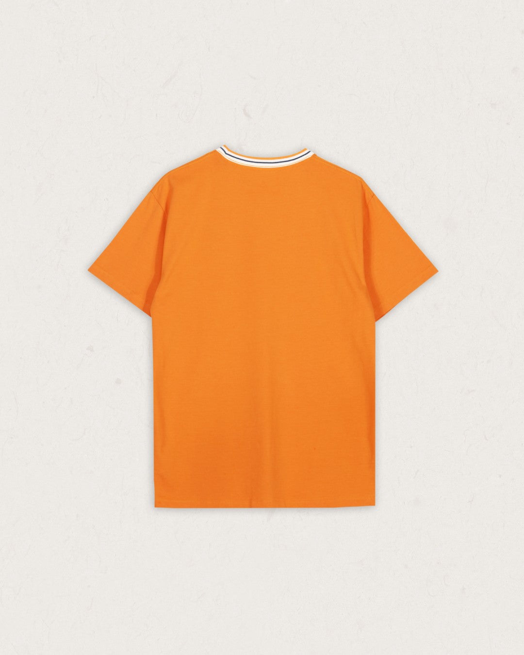 Lauca Recycled Cotton Pocket T-Shirt - Tangerine