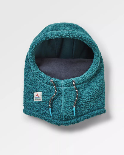 Snowdrift Recycled Fleece Hood - Mediterranean