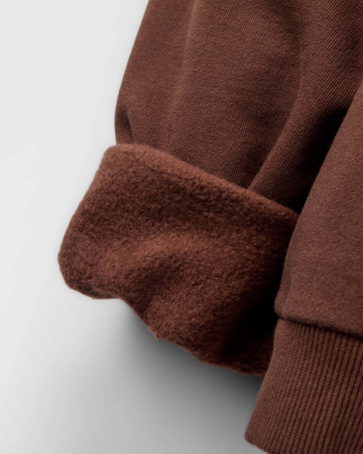 Lost Patch Relaxed Fit Sweatshirt - Chestnut - Flatlay
