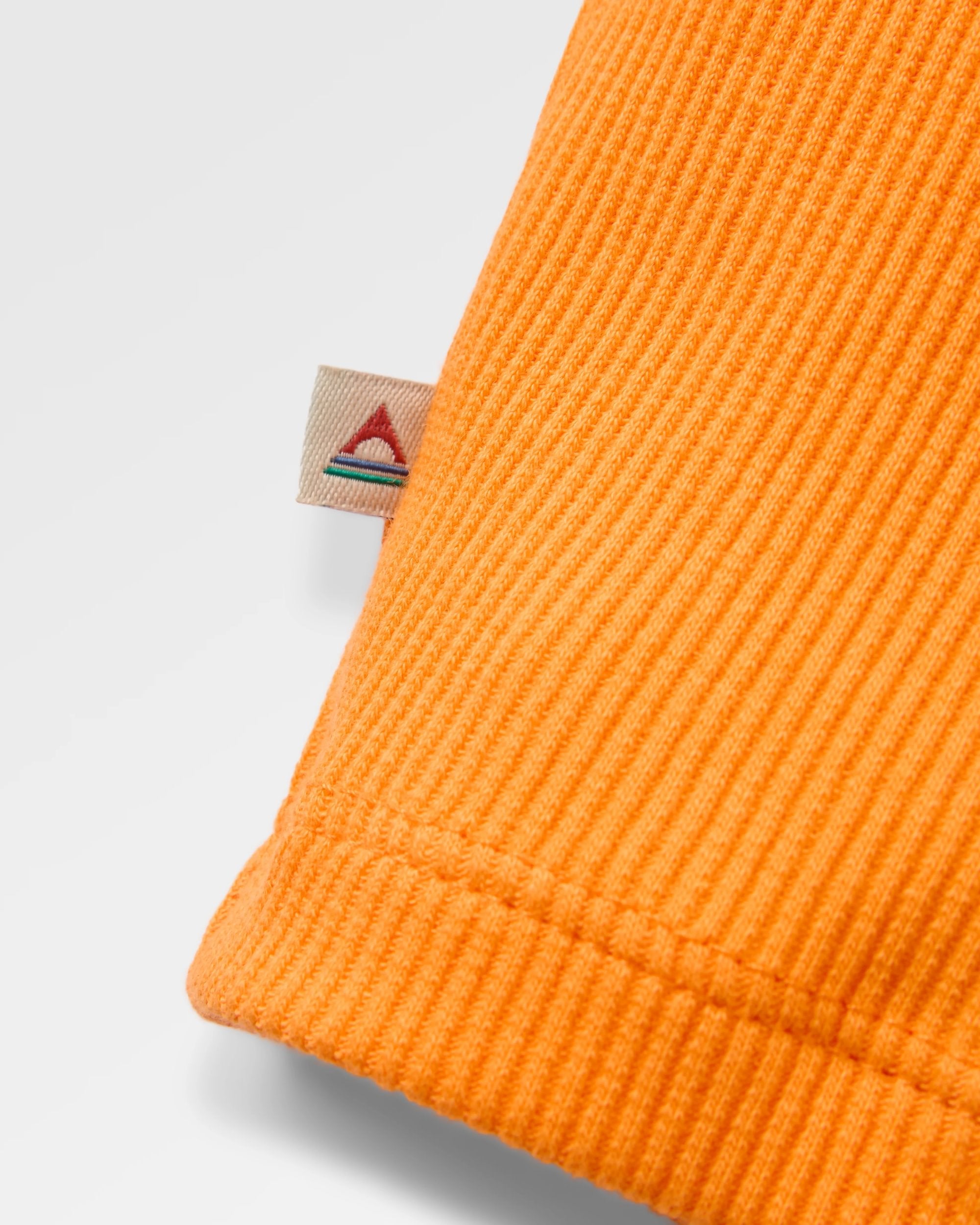 Atmos Ribbed Tank Vest - Bright Orange - Flatlay