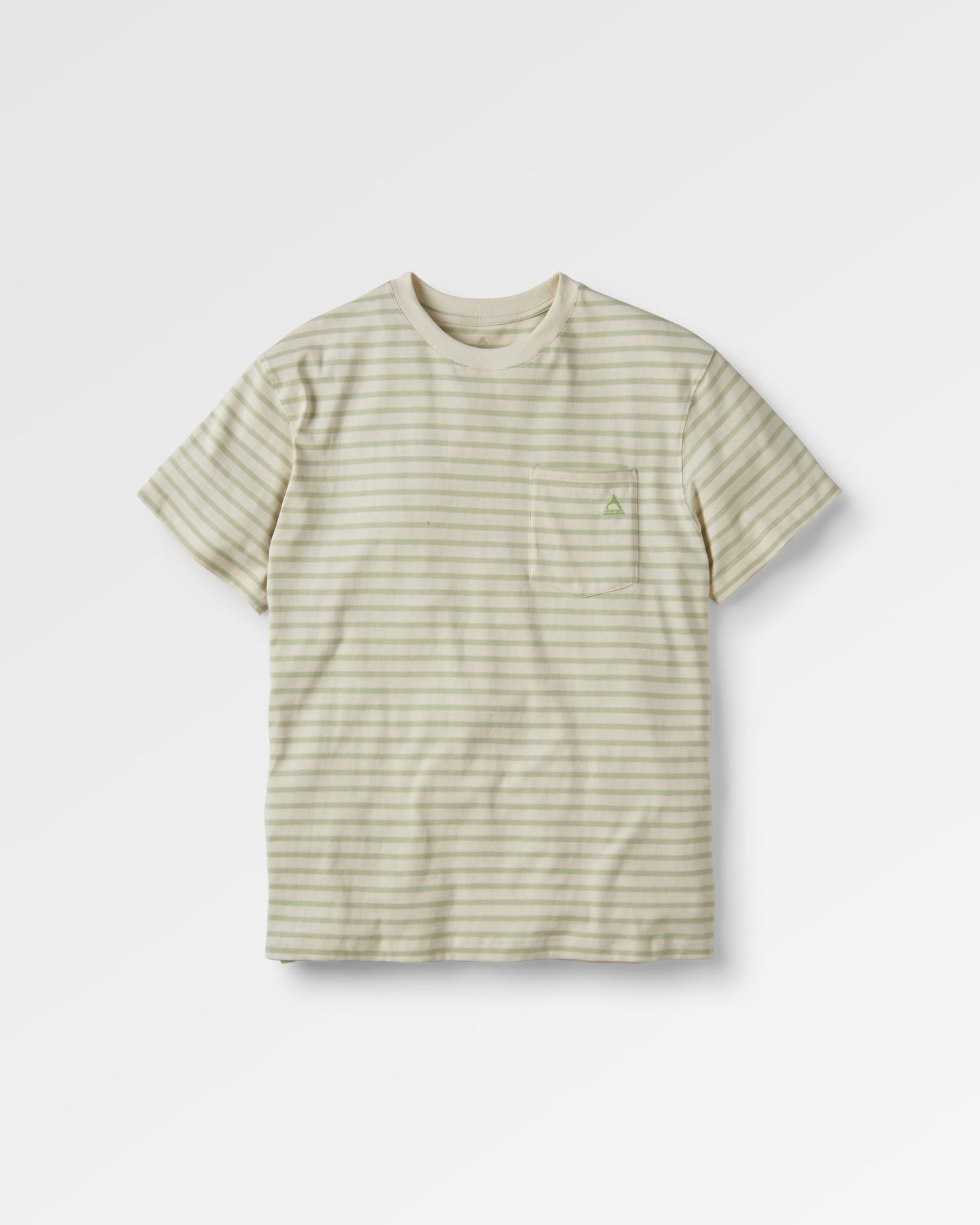 Zen Recycled Relaxed Fit T-Shirt - Apple Green Stripe