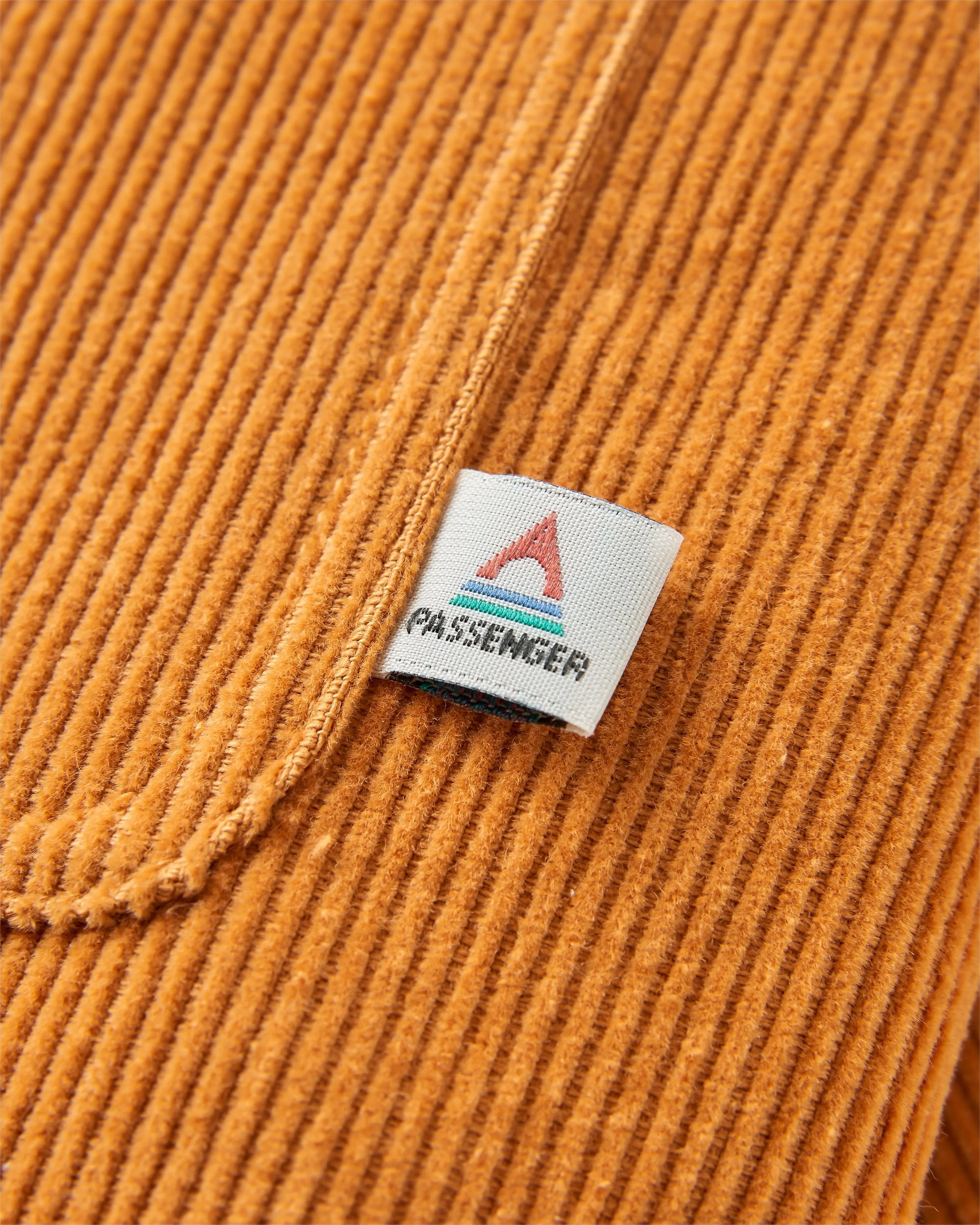 Backcountry Short Sleeve Cord Shirt - Spruce Yellow - Flatlay