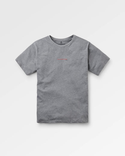 Horizons T-Shirt - Grey Marl - Flatlay