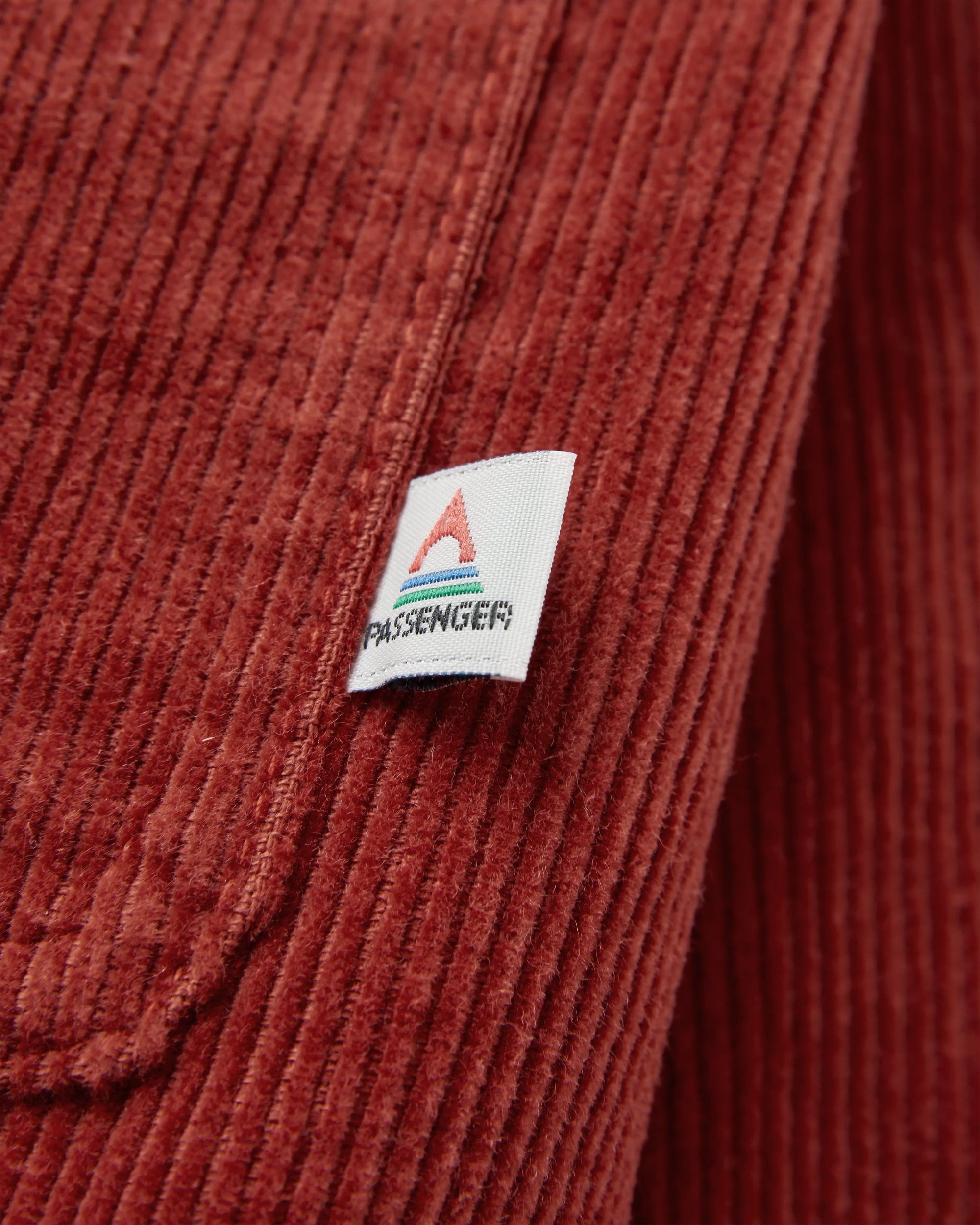 Backcountry Cord Shirt - Red Ochre - Flatlay