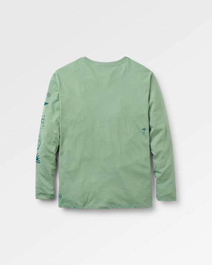 Sonoma LS T-shirt - Pistachio - Flatlay