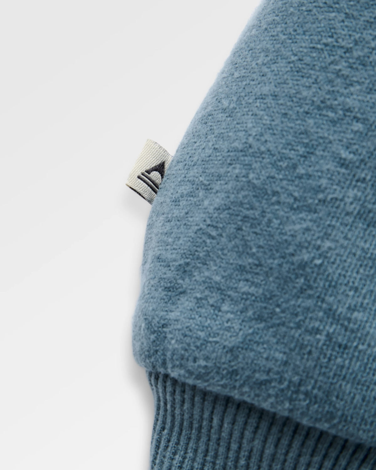 Slower Rhythms Women's Organic Cotton Hoodie - Stormy Blue - Flatlay