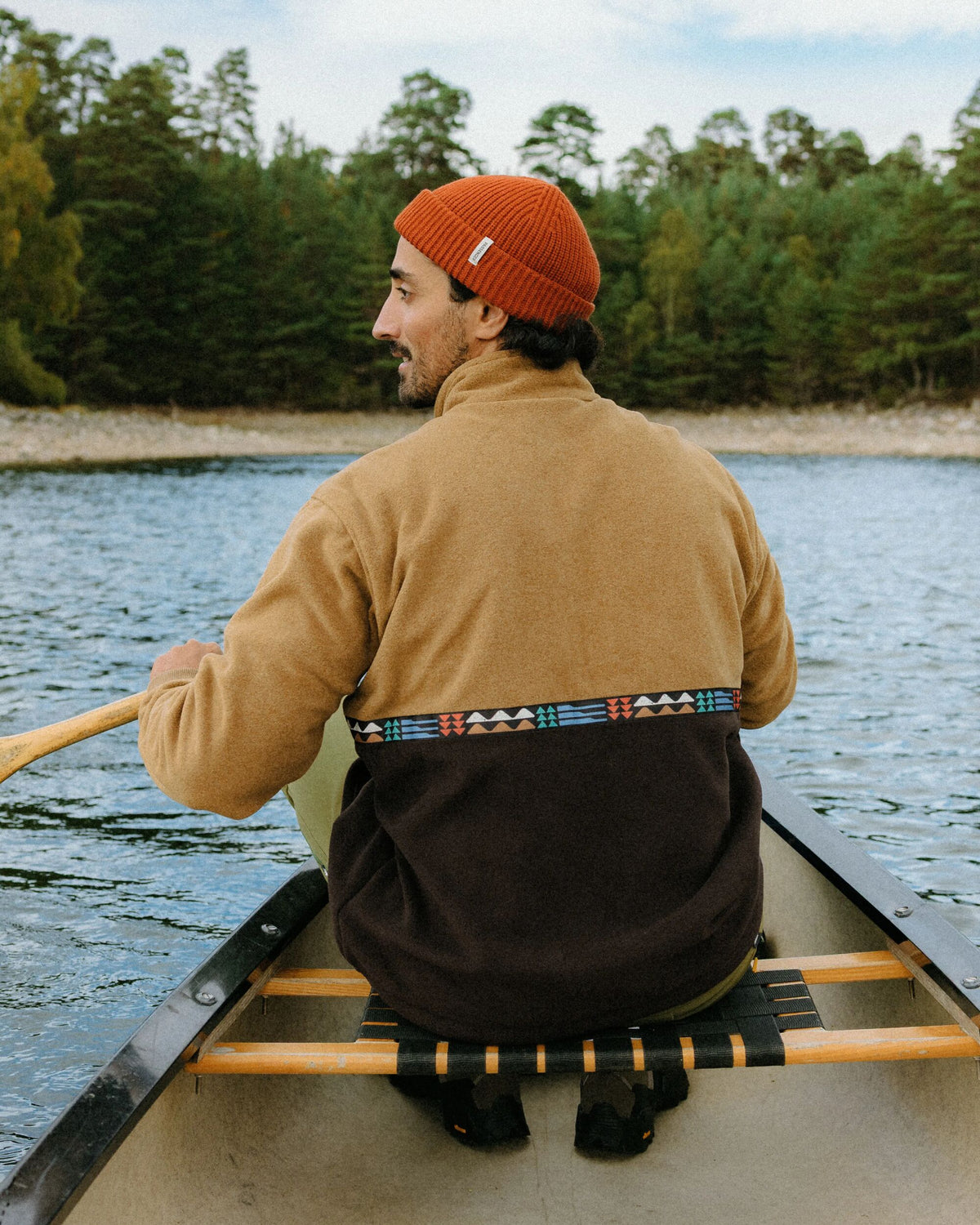 Woodlander Polartec® Fleece - Caramel/Espresso - Lifestyle