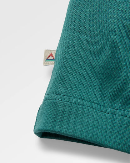 Roamer Patch Relaxed Fit T-Shirt - Mediterranean - Flatlay