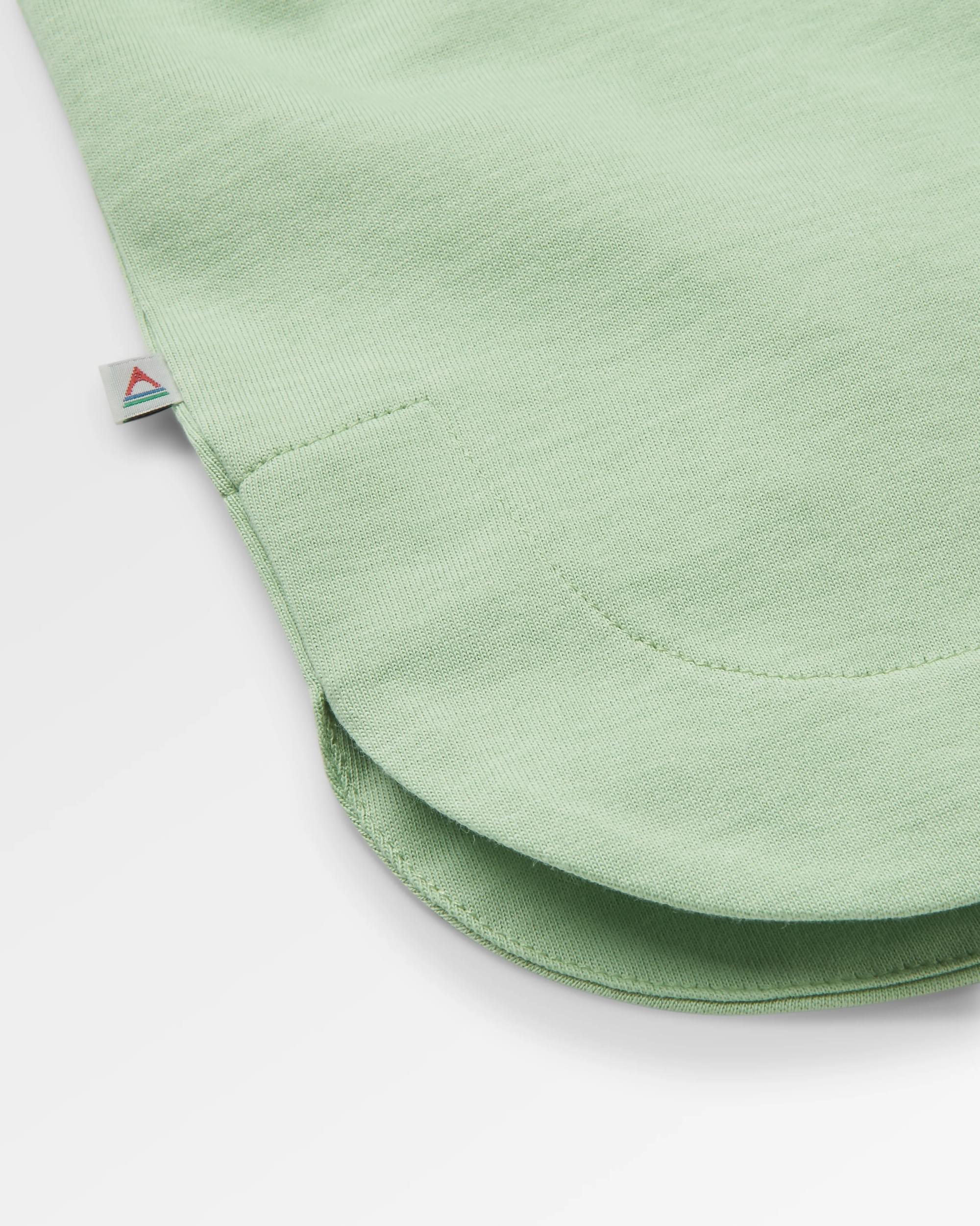 Dream Organic Cotton LS T-Shirt - Green Fig - Flatlay