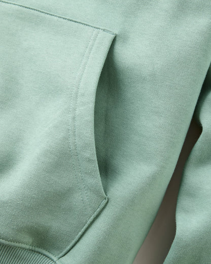 Laidback Relaxed Fit Hoodie - Pistachio - Flatlay